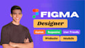 do figma website ui ux design mobile app, saas, dashboard