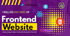 develop a website in reactjs or angularjs