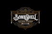 design tattoo piercing studio bombshell logo