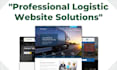 custom logistic website development
