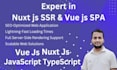 your expert in nuxt js ssr and vue js spa development