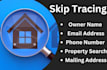 do skip tracing for real estate