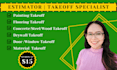 do material takeoff and construction estimation