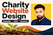 design donation website, charity website, ngo website, nonprofit website