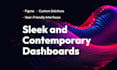 create a professional dashboard design in figma
