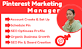 create SEO optimized your pinterest account, pins and boards