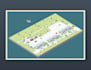 create amazing 3d isometric aerial map illustration