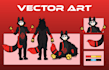 make unique furry art commissions
