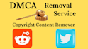 remove leaked copyright content from reddit and twiterr under dmca