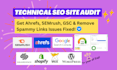fix ahrefs site audit, semrush, technical SEO errors or issues