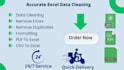 do accurate excel data cleaning with quick delivery