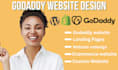 godaddy website design, godaddy website redesign, develop godaddy website