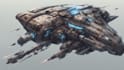 design spaceship, sci fi illustration and sci fi art