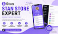 setup stan store design upload digital products for your stan store