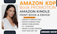 do book formatting and layout design for amazon kdp print book publishing on KDP