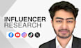 provide youtube, instagram, tiktok influencers emails
