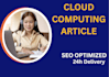 write engaging cloud tech articles for your website