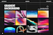 create an aesthetic abstract gradient background design