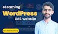 develop fully responsive elearning wordpress lms website for