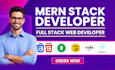 be mern stack developer as full stack web developer web app development