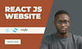 develop full stack website using react, next js, node, express and mongodb