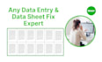 be your expert virtual assistant for data entry, typing, and data sheet fix jobs