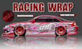 design racing car wrap, racing car design,  itasha wrap, car wrap design