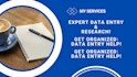 help with any data entry and research