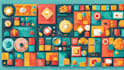 design vector flat design patterns