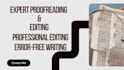 proofread and edit your document