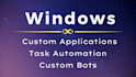 develop custom windows desktop applications