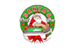 santa inspired needed printing company logo design