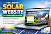 design a solar website to generate solar leads