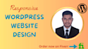 develop and design a responsive wordpress business website