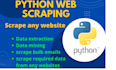 write a web scraping tool with python and r language