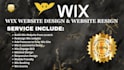 design wix website design, redesign wix website with mobile responsive