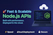 build fast nodejs apis and deploy to the cloud