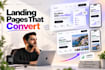 do premium landing page design and website landing pages