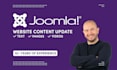 update content on your joomla website