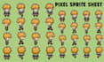 do pixel sprite sheet animated character rpg maker pixel art sprite animation