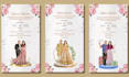 indian wedding invitation, custom digital cards and ecards