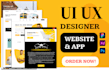 design clean modern UI UX for app ,website and dashboard in figma