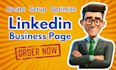 create linkedin business page