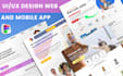 design a responsive website landing page and web UI in figma