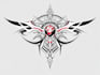 make cool neo tribal,cyber sigilism tattoo design