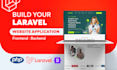 develop php laravel website