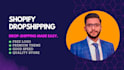 design, redesign shopify branded dropshipping store