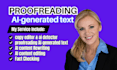 proofread and edit ai text rewrite for plagiarism check and humanize ai content