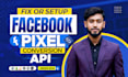 setup or fix meta facebook pixel conversion API, server side tracking ga4 setup