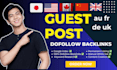 premium guest post link building on italy, spanish sites